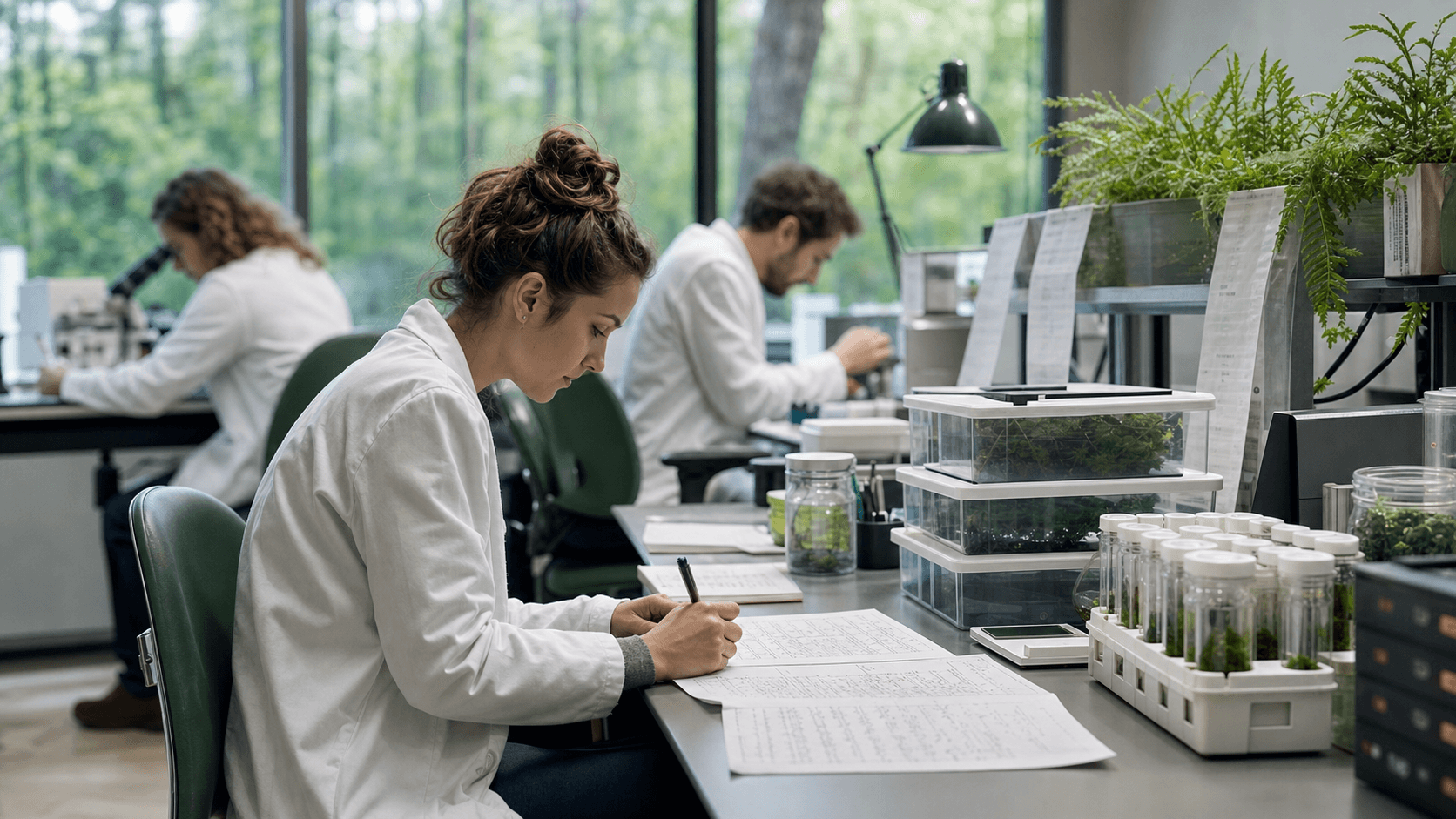 Open research workspace with data, code, and collaborative research materials.