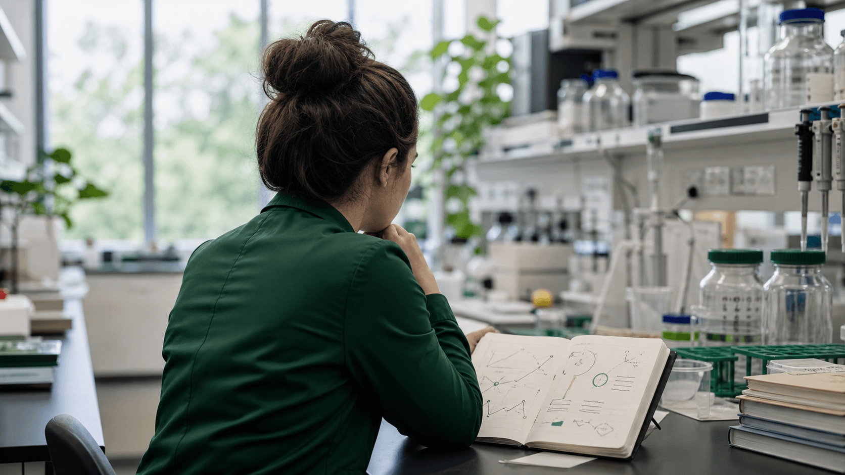 Early-career researcher considering postdoctoral training and future research paths.